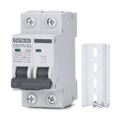 63 Amp DIN Rail Mount Circuit Breaker Chtaixi-DZ47N-63